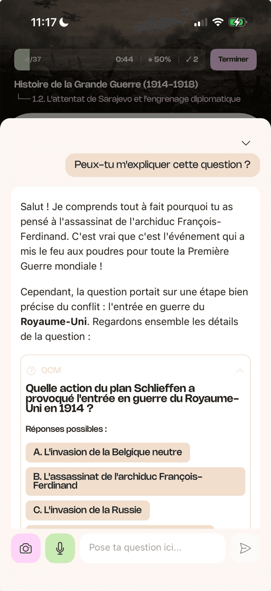 Un tuteur disponible 24/7